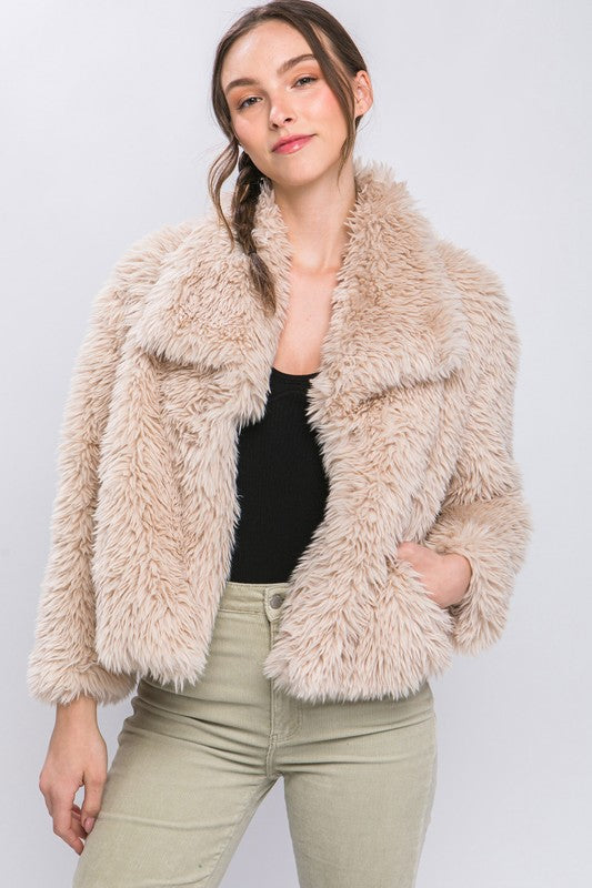 Faux Fur Coat