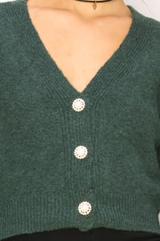 Sweater With Sparkly Buttons