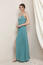 Wrap Side Tie Maxi Dress